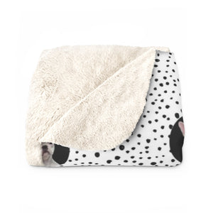 Spots - Custom Sherpa Fleece Blanket
