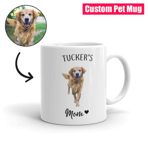 "Dog Mom" Custom Pet Mug