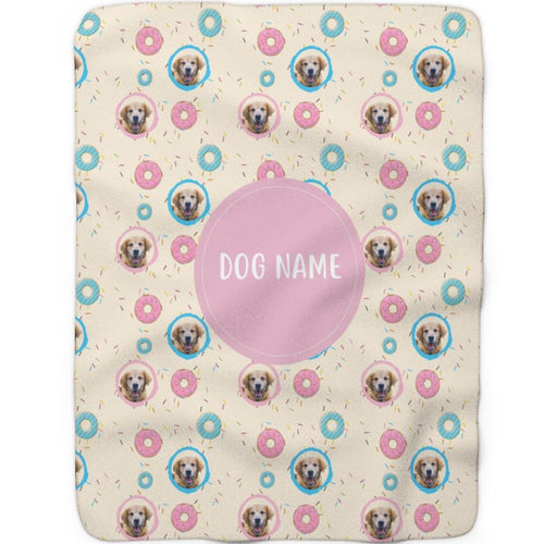 Donuts - Custom Sherpa Fleece Blanket