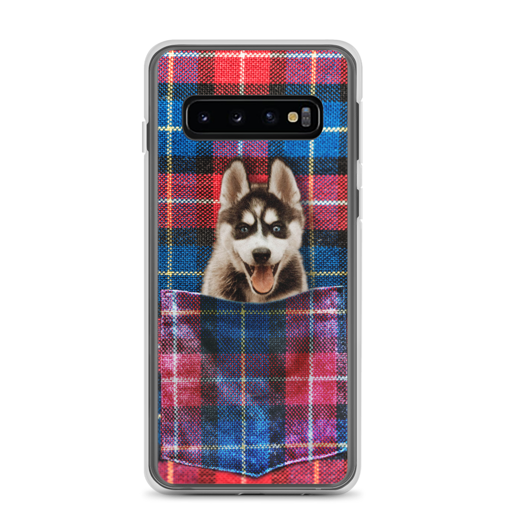 Red and Blue Plaid - Custom Samsung Case