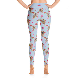 "Roses" Custom Pet Yoga Leggings