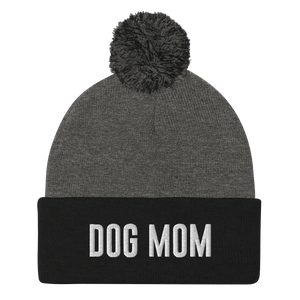 Dog Mom Pom-Pom Beanie