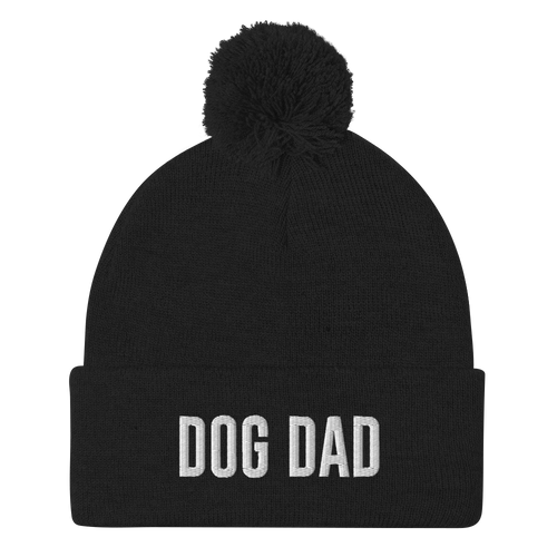 Dog Dad Pom-Pom Beanie