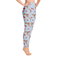 Load image into Gallery viewer, &quot;Roses&quot; Custom Pet Yoga Leggings