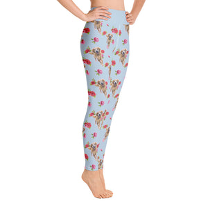 "Roses" Custom Pet Yoga Leggings