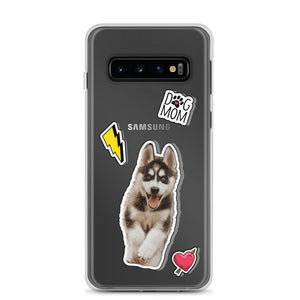 Dog Mom Sticker - Custom Samsung Case