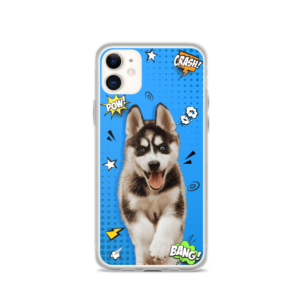 Blue Comic - Custom Pet iPhone Case