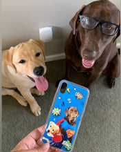 Load image into Gallery viewer, Blue Comic - Custom Pet iPhone Case