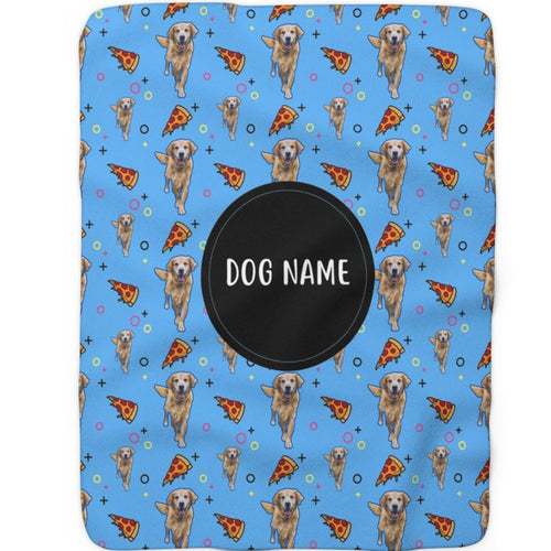 Pizza - Custom Sherpa Fleece Blanket