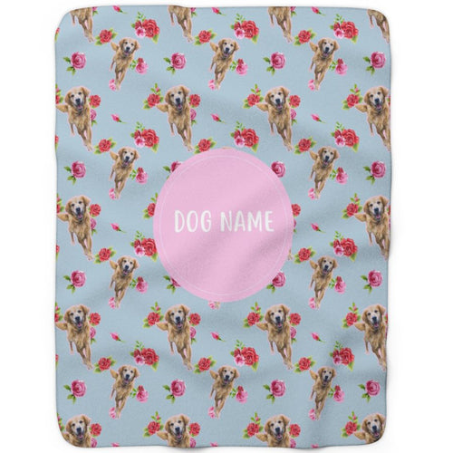 Roses - Custom Sherpa Fleece Blanket