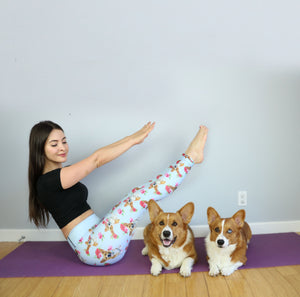 "Roses" Custom Pet Yoga Leggings