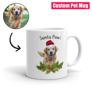 "Santa Paws" Custom Pet Mug