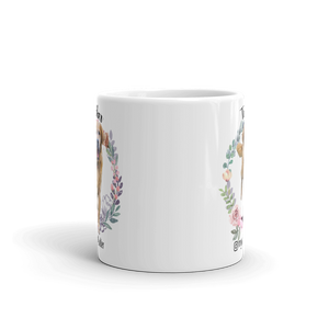 "Flower Wreath" Custom Pet Mug
